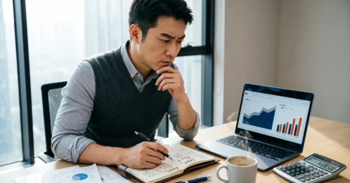 Pricing Strategy for Service Businesses: How to Stop Undercharging and Protect Your Margins Service business owner analyzing pricing strategy and profit margins on laptop