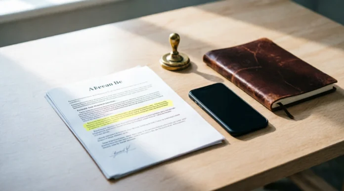 9 Legal Mistakes Americans Make That Cost Them in Court Person reviewing legal contract documents with attorney to avoid costly legal mistakes in court - 2026 guide