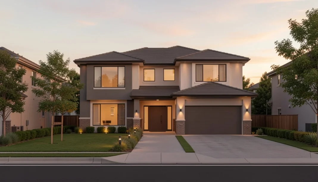Beautiful home exterior showcasing curb appeal home improvements with fresh paint, landscaping, and updated front entrance